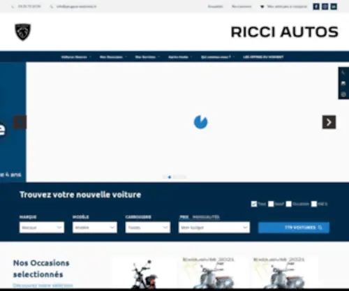 Peugeot-Wattrelos.fr(Ricci Autos) Screenshot