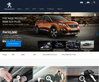 Peugeot.com.my(Peugeot Malaysia) Screenshot