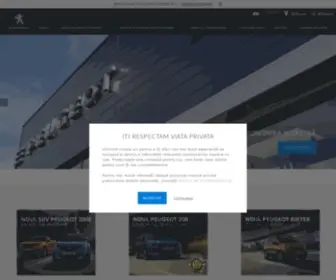 Peugeot.com.ro Screenshot