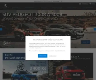 Peugeot.cz Screenshot