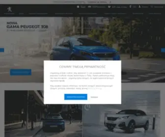 Peugeot.pl(Francuski producent samochodów) Screenshot