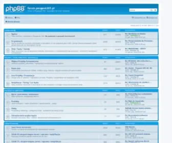 Peugeot205.pl(Wykaz forów) Screenshot