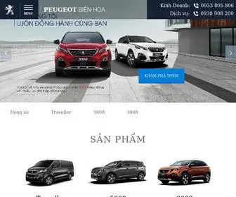 Peugeotbienhoa.vn(Peugeot Biên Hòa) Screenshot