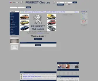 Peugeotclub.eu(Peugeot klub) Screenshot