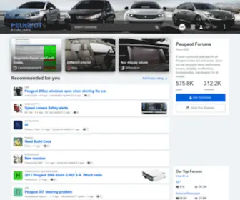 Peugeotforums.com(Peugeot Forums) Screenshot