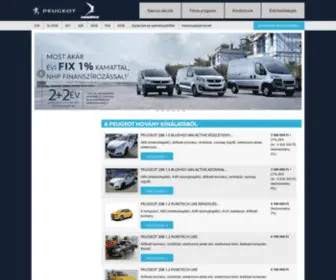 Peugeothovany.hu(Peugeot Hovány márkakereskedés Kecskemét) Screenshot