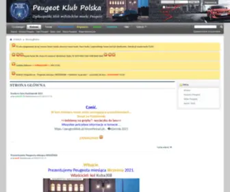 Peugeotklub.pl(Strona główna) Screenshot