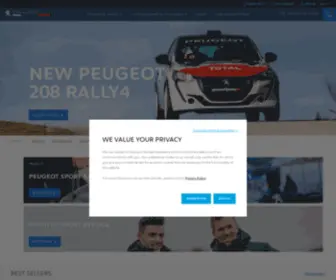Peugeotsport-Store.com(Peugeot Sport Store) Screenshot