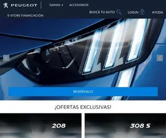 PeugeotStore.com.ar(Peugeot) Screenshot