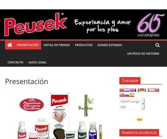 Peusek.com(Presentación) Screenshot