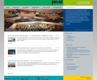 Peutz.nl(Peutz) Screenshot