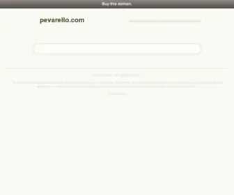 Pevarello.com(pevarello) Screenshot