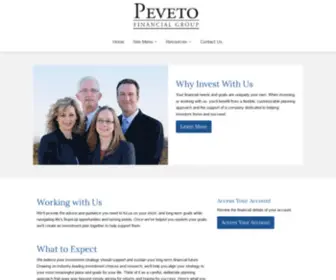 Pevetofinancialgroup.com(Peveto Logo) Screenshot