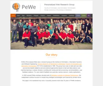 Pewe.sk(Personalized Web Research Group) Screenshot