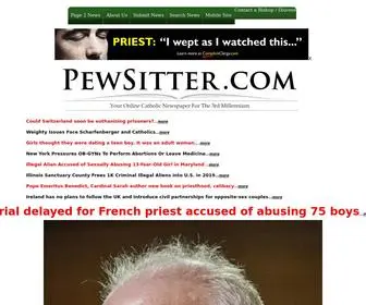 Pewsitter.com(Online Catholic News Portal) Screenshot
