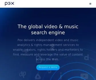 Pex.com(The global video & music search engine) Screenshot