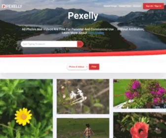 Pexelly.com(Download free videos and photos) Screenshot