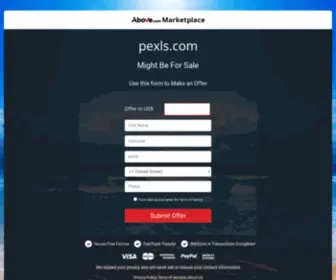 Pexls.com Screenshot