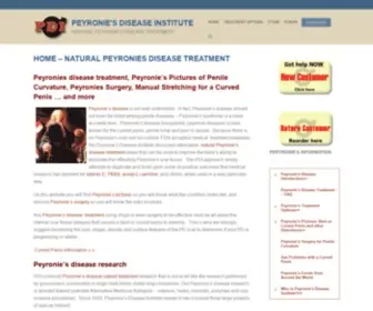 Peyronies-Disease-Help.com(Peyronie's disease natural treatment) Screenshot