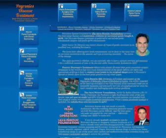 Peyronies-Surgery.com(Peyronies Disease Treatment) Screenshot
