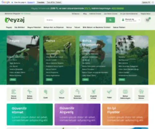 Peyzaj.com(Peyzaj) Screenshot