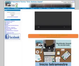 Pezadistancia.mx(La preparatoria "Gral. Emiliano Zapata" pertenece a la Secretaría de Educación de N. L) Screenshot