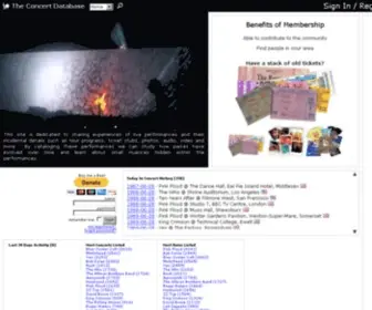 PF-DB.com(The Concert Database) Screenshot