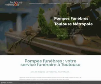 PF-Toulouse-Metropole.fr(Pompes Funèbres Toulouse Métropole) Screenshot