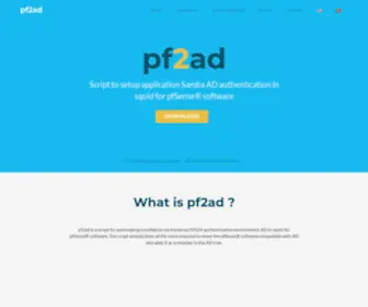 PF2AD.com(AD/NTLM Authentication in Squid with pfSense® software) Screenshot