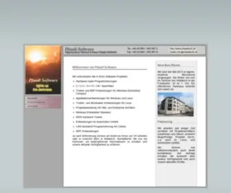 Pfaadtsoft.de(Pfaadt Software) Screenshot