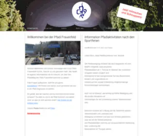 Pfadi-Frauenfeld.ch(Pfadi Frauenfeld) Screenshot