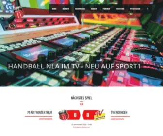 Pfadi-Winterthur.ch(Handball seit 1938) Screenshot