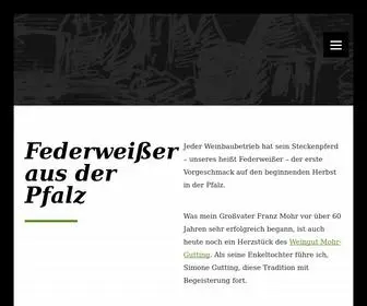 Pfaelzer-Federweisser.de(Jeder Weinbaubetrieb hat sein Steckenpferd) Screenshot