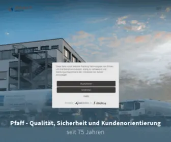Pfafflogistik.de(Pfaff Logistik) Screenshot