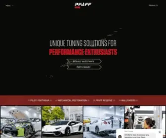 Pfafftuning.com(Pfaff Tuning) Screenshot