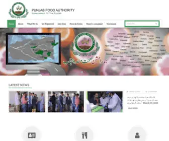 Pfa.gop.pk(Punjab Food Authority) Screenshot
