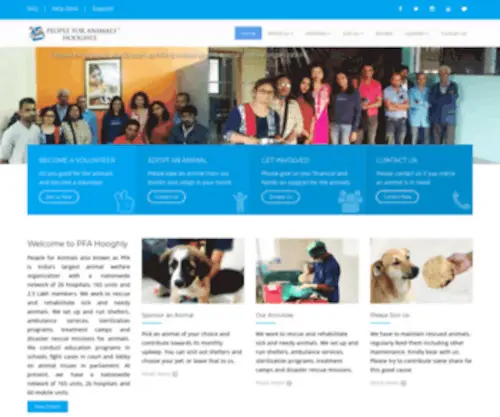 Pfahooghly.org(PFA Hooghly) Screenshot