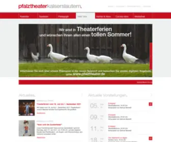 Pfalztheater.de(Pfalztheater-Kaiserslautern) Screenshot