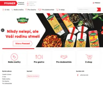 Pfanner.cz(PFANNER) Screenshot