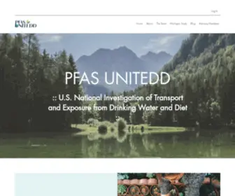 Pfasunitedd.org(PFAS UNITEDD) Screenshot