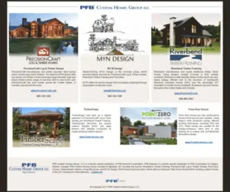 PFbcustomhomes.com(Precision Craft) Screenshot