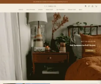 Pfcandleco.com(P.F. Candle Co) Screenshot