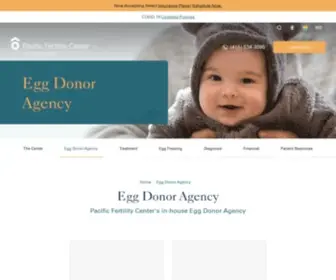 PFCDonoragency.com(The PFC Egg Donor Agency in Northern California’s San Francisco Bay Area) Screenshot