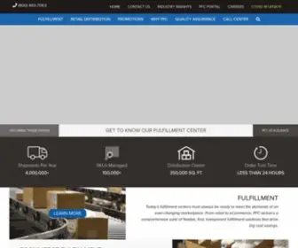 PFcfulfills.com(Promotion Fulfillment Center) Screenshot