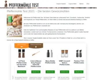 Pfeffermuehletest.com(Pfeffermühle Test 2022) Screenshot