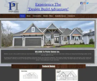 Pfeiferhomes.com(Pfeifer Homes Inc) Screenshot