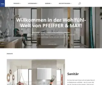 Pfeiffer-May.de(Willkommen in der Wohlfühl) Screenshot