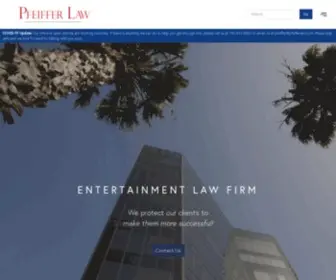 Pfeifferlaw.com(Jon Pfeiffer) Screenshot