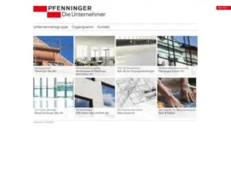 Pfenninger-Unternehmungen.ch(Pfenninger Unternehmungen) Screenshot