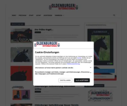 Pferdeforum-Online.de(OLDENBURGERinternational) Screenshot